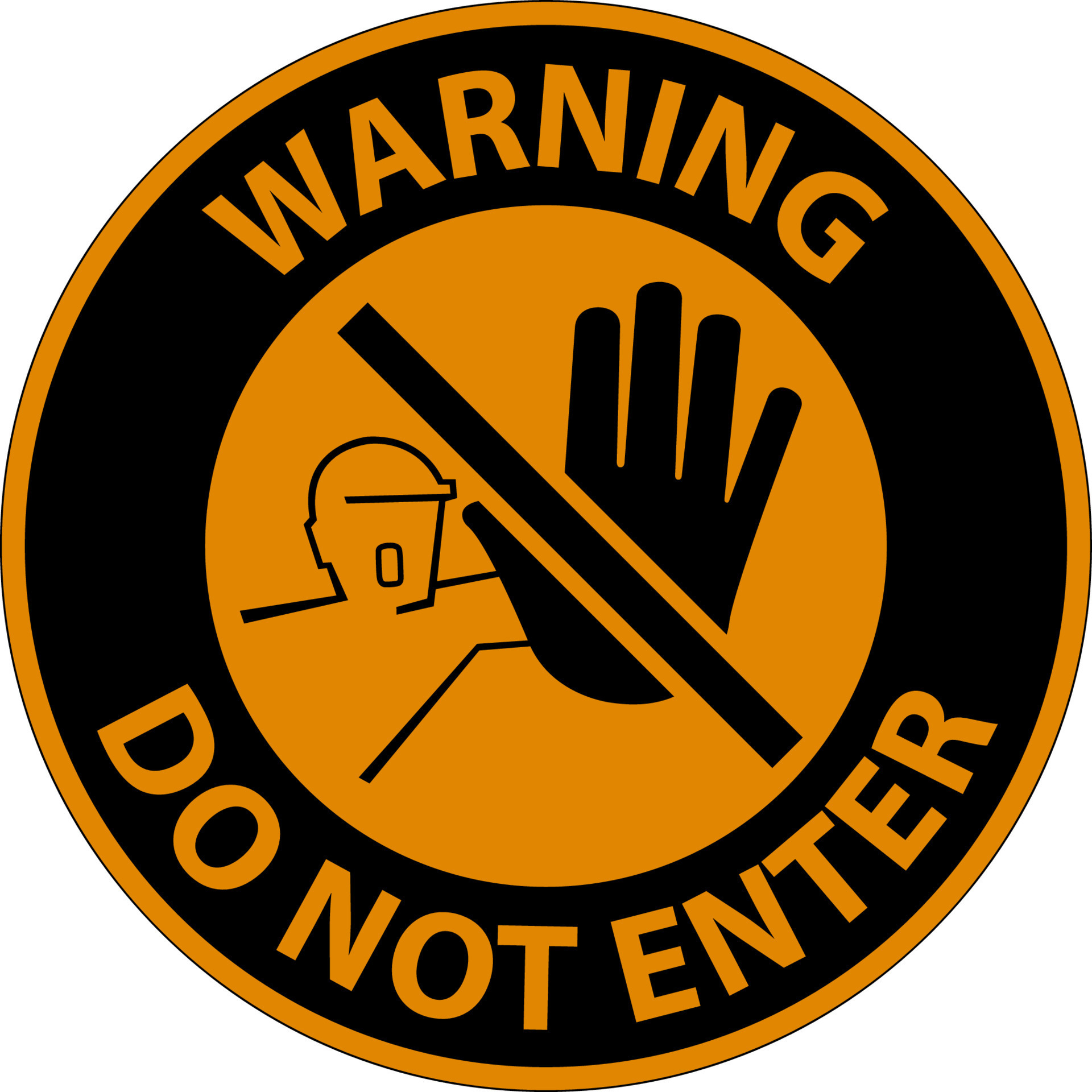 Warning do not power. Warning do not power