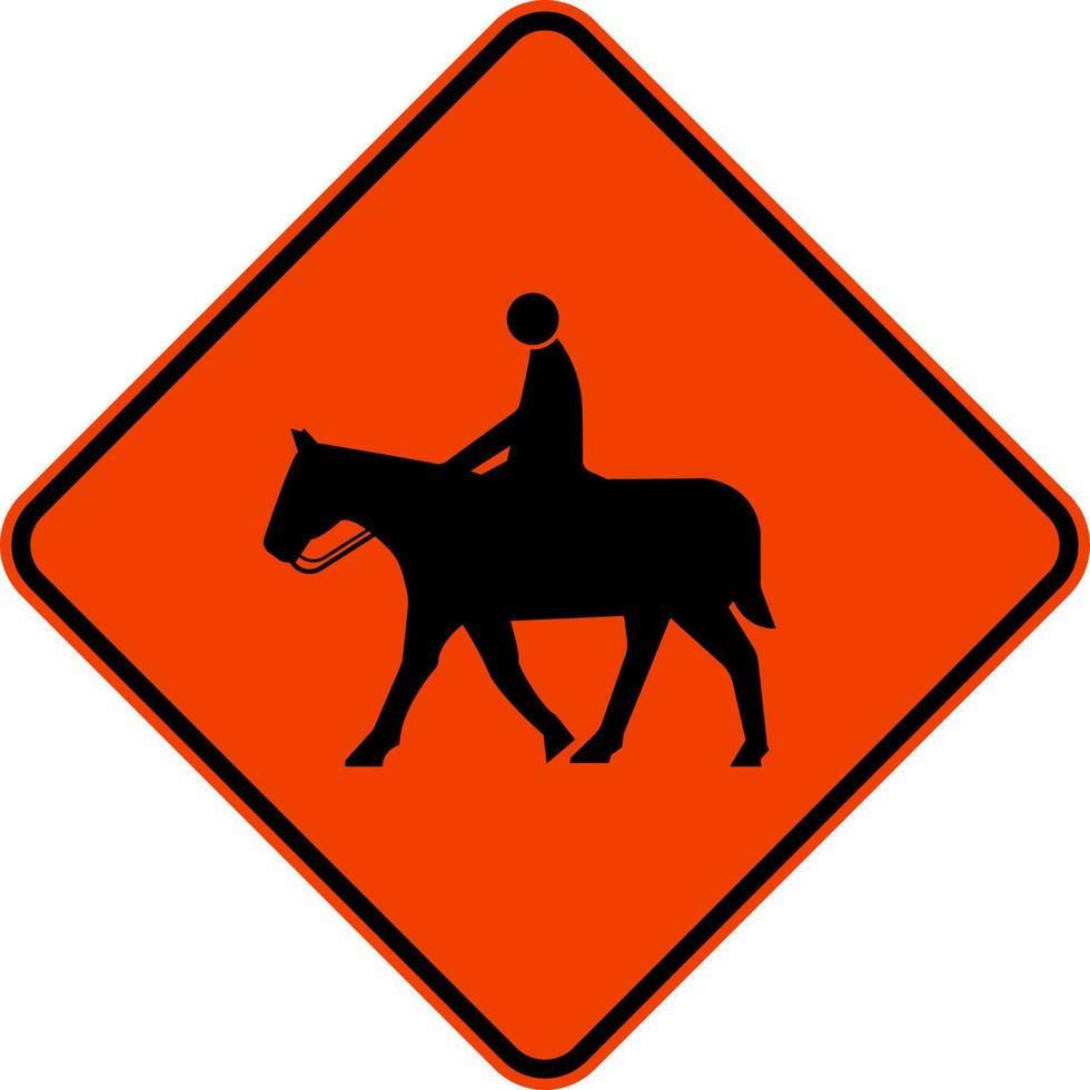 signo de símbolo de caballo sobre fondo blanco vector