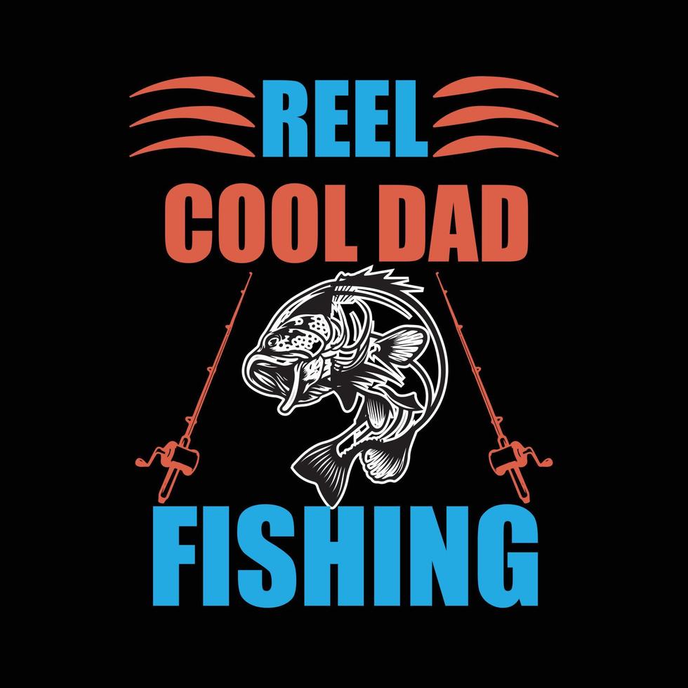 Fishing T-shirt design vector