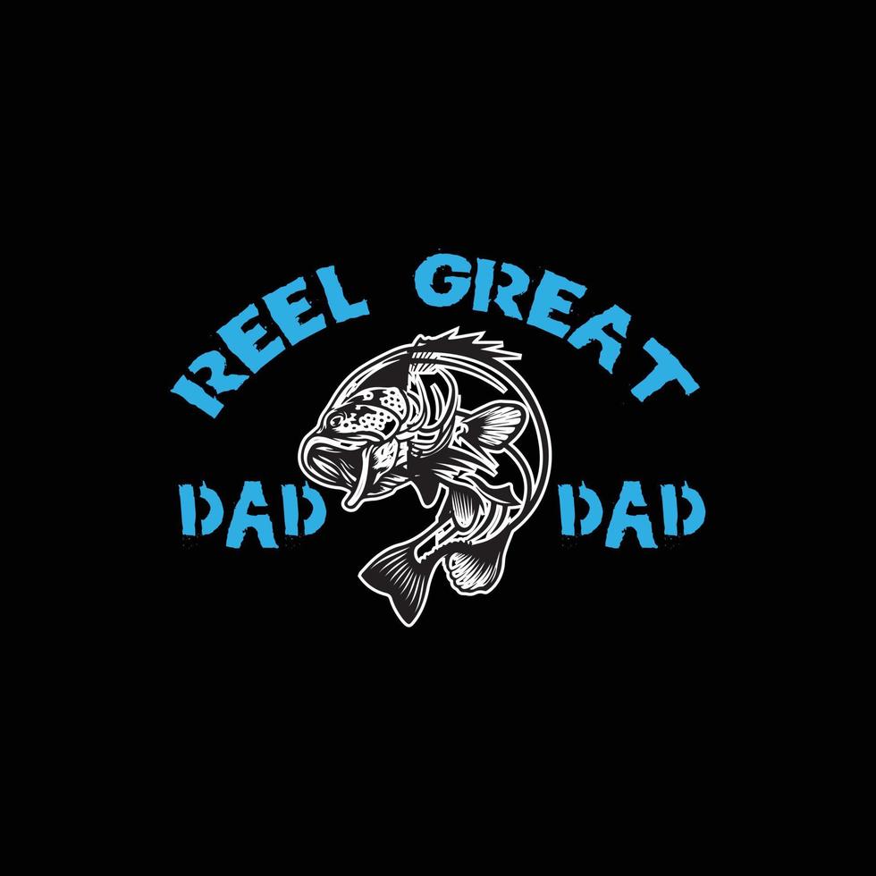 Fishing T-shirt design vector