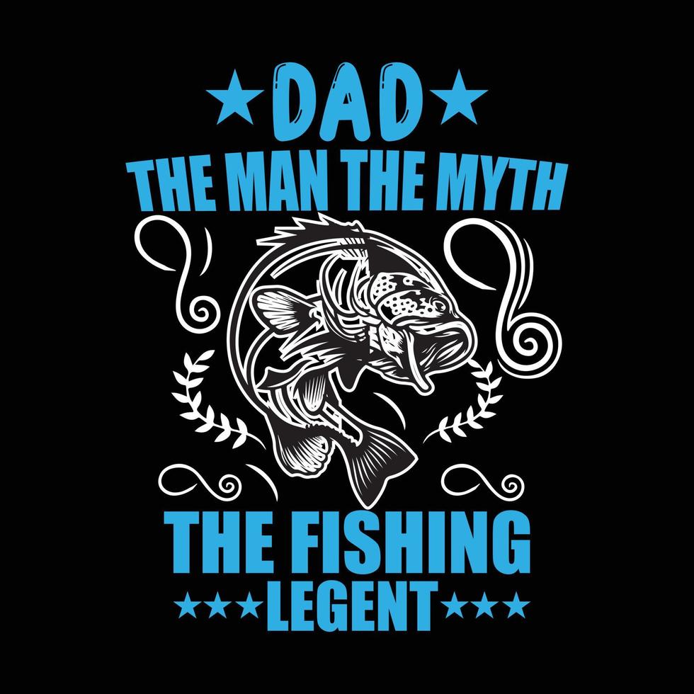 Fishing T-shirt design vector