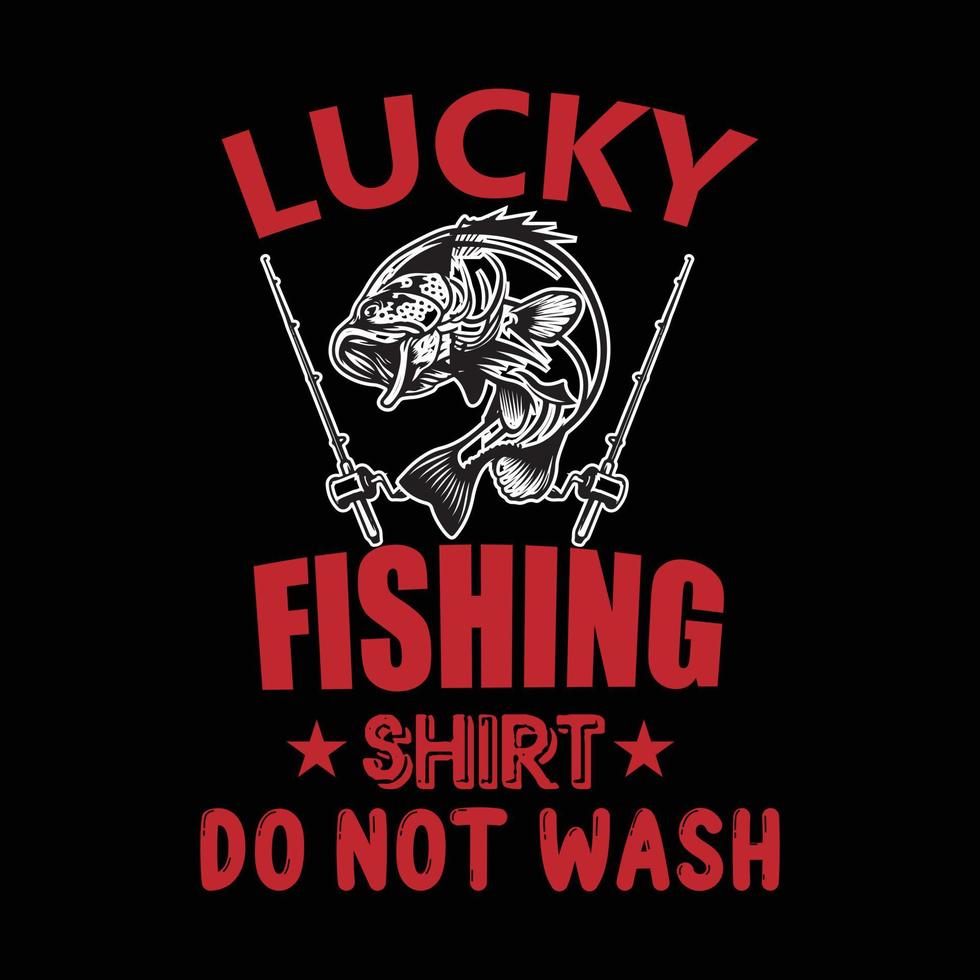 Fishing T-shirt design vector