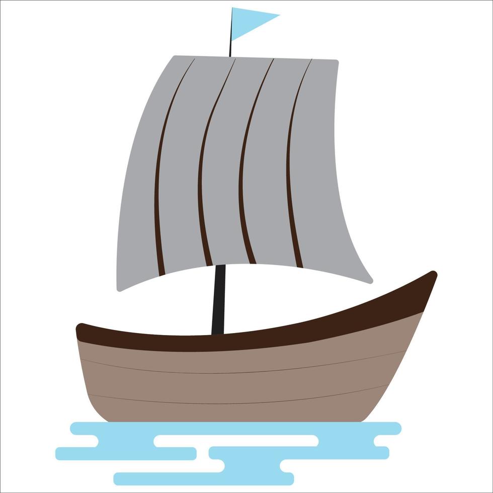 ilustración del icono del barco vector
