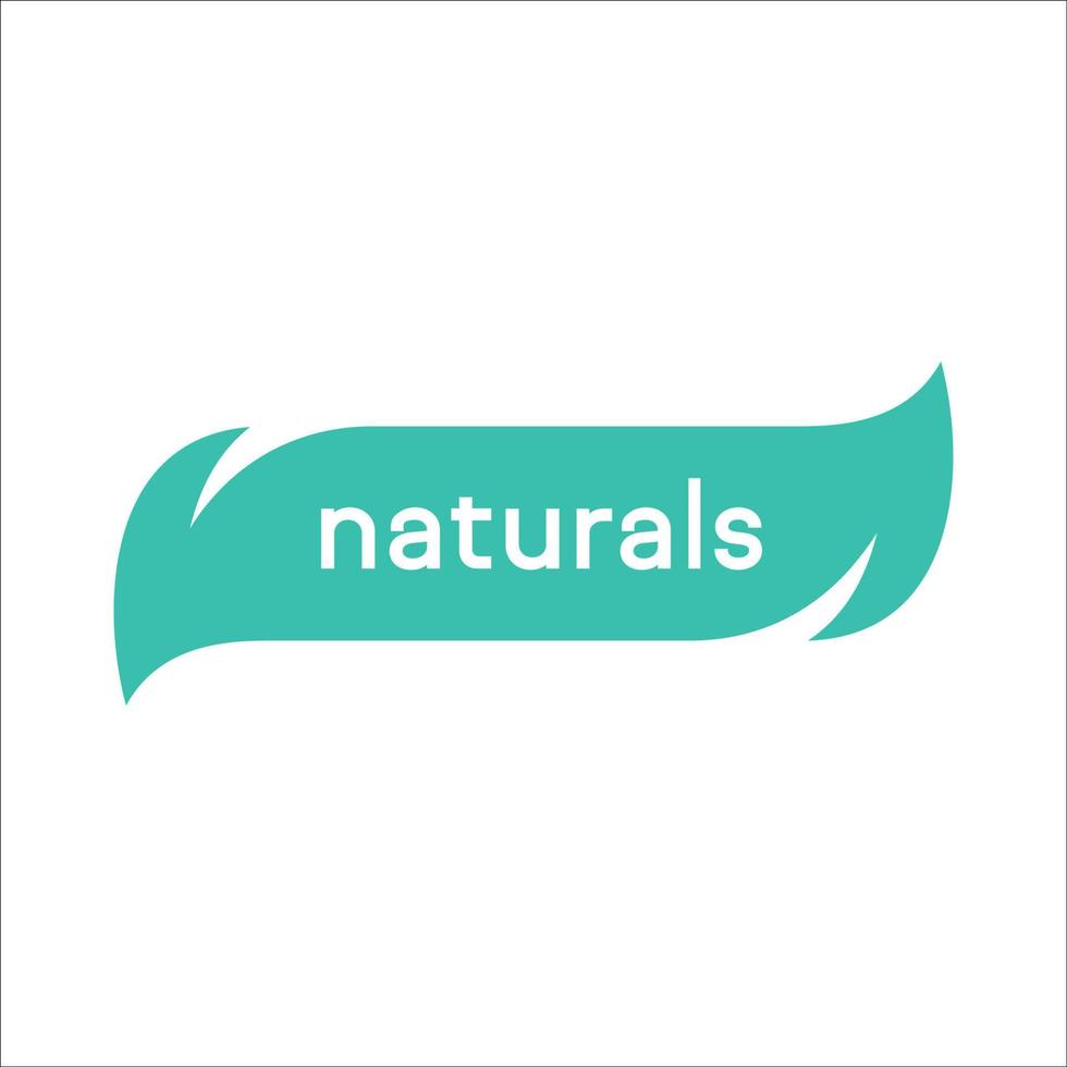 plantilla de logotipo natural vector