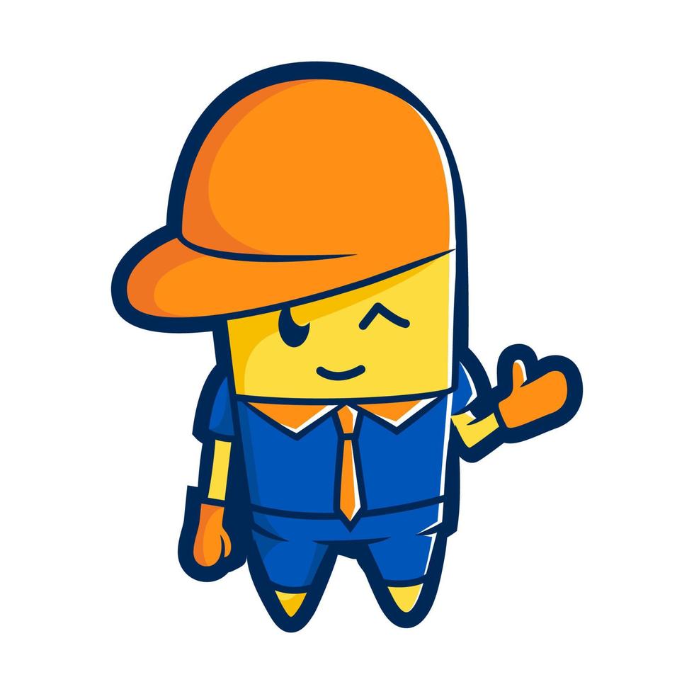 Fun and Friendly Mascot Logo vector