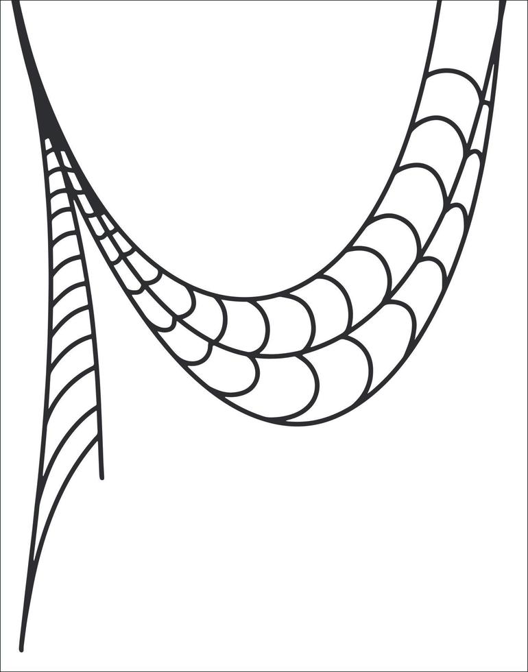 Scary web as a symbol of Halloween. vector