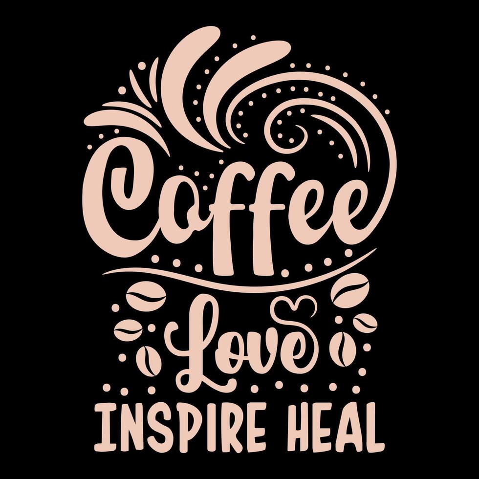 Coffee Cup vector, typography Coffee element, hand drawing coffee cup, coffee beans vector