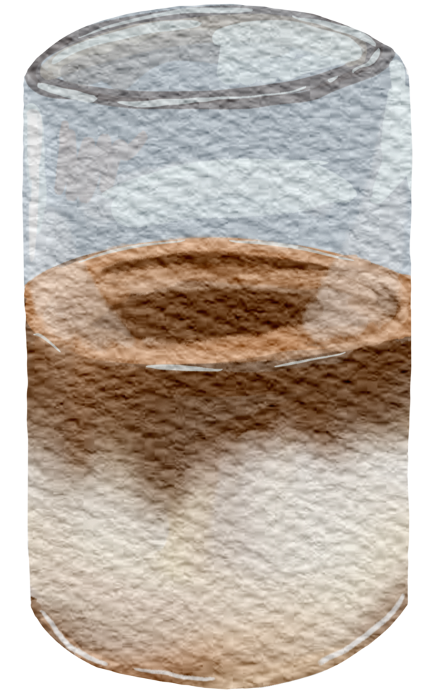 Coffee watercolor hand paint png