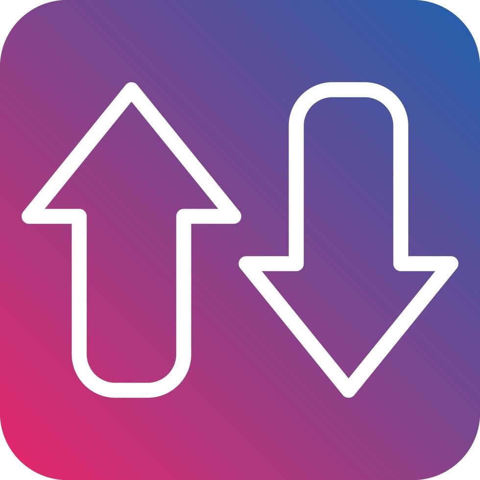 Opposite Arrow Icon Style vector