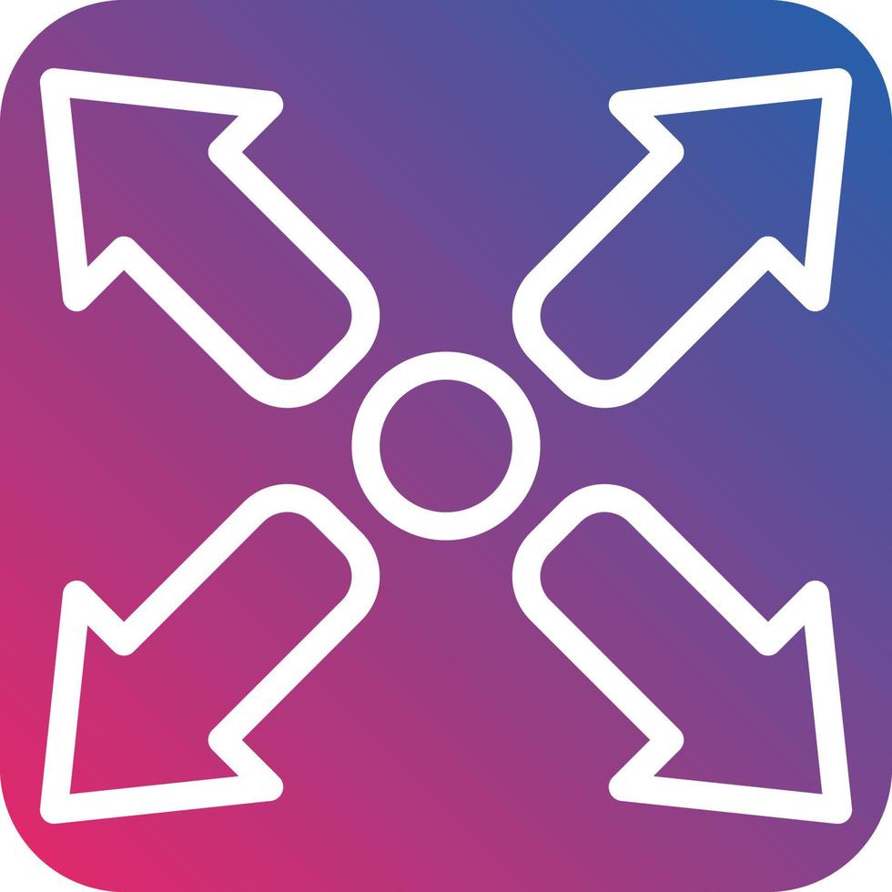 Expand Icon Style vector