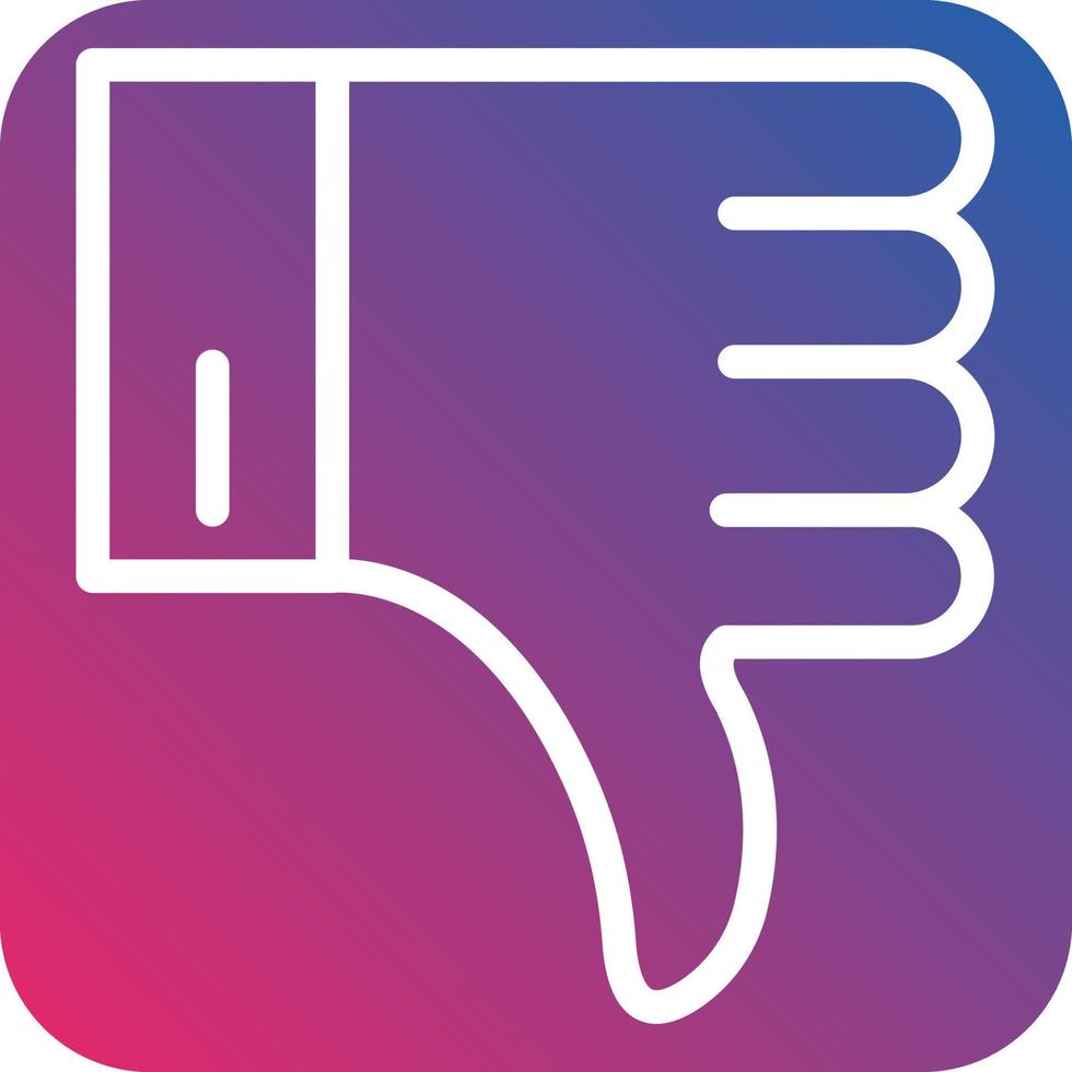 Dislike Icon Style vector