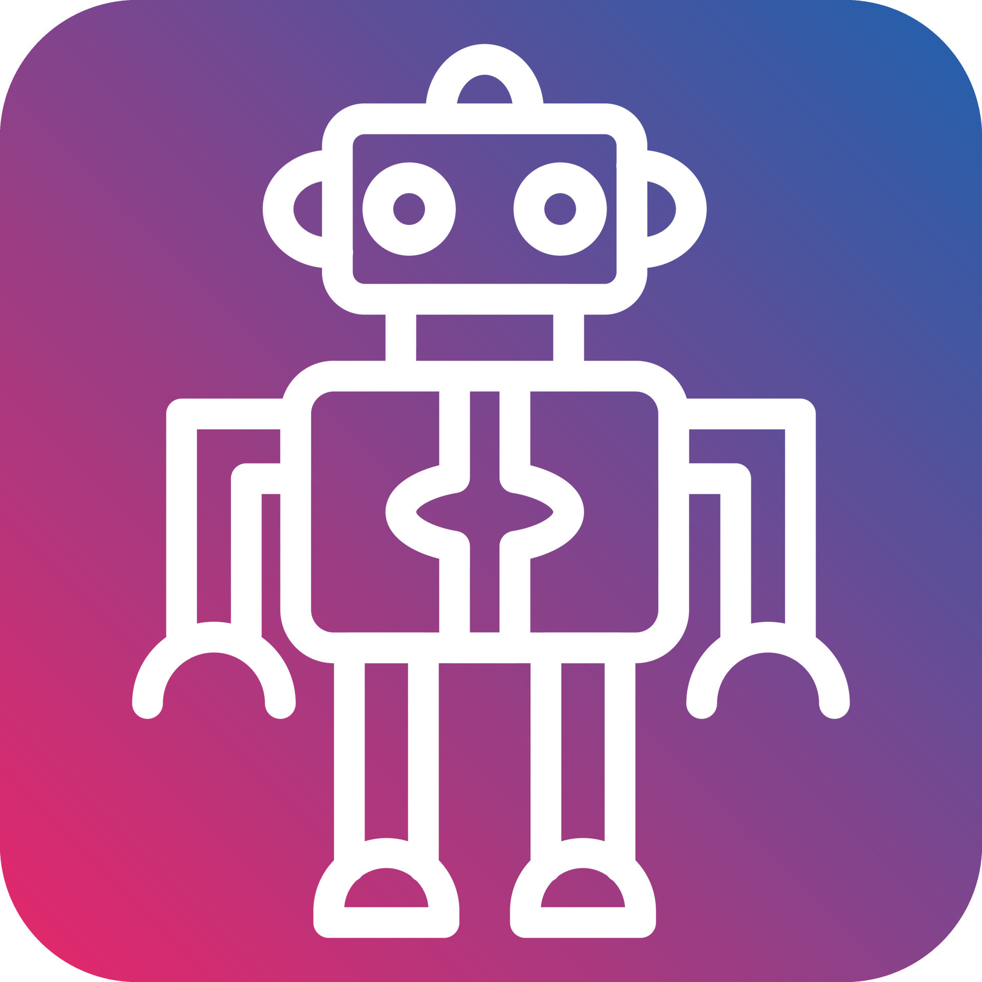 Robot Icon Style 13172850 Vector Art at Vecteezy