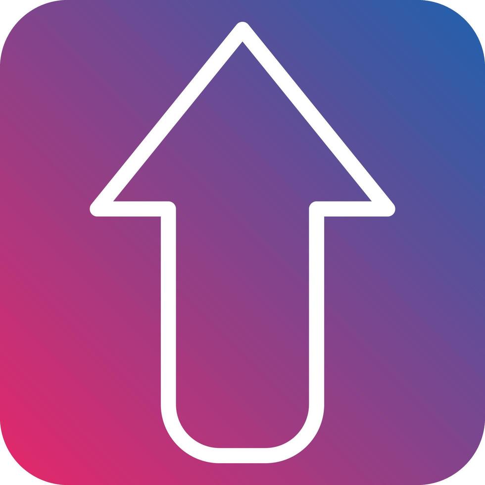 Up Arrow Icon Style vector