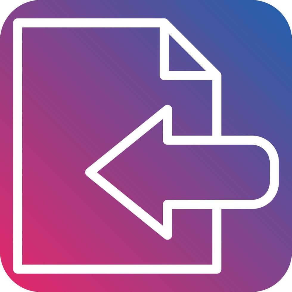 Import Icon Style vector