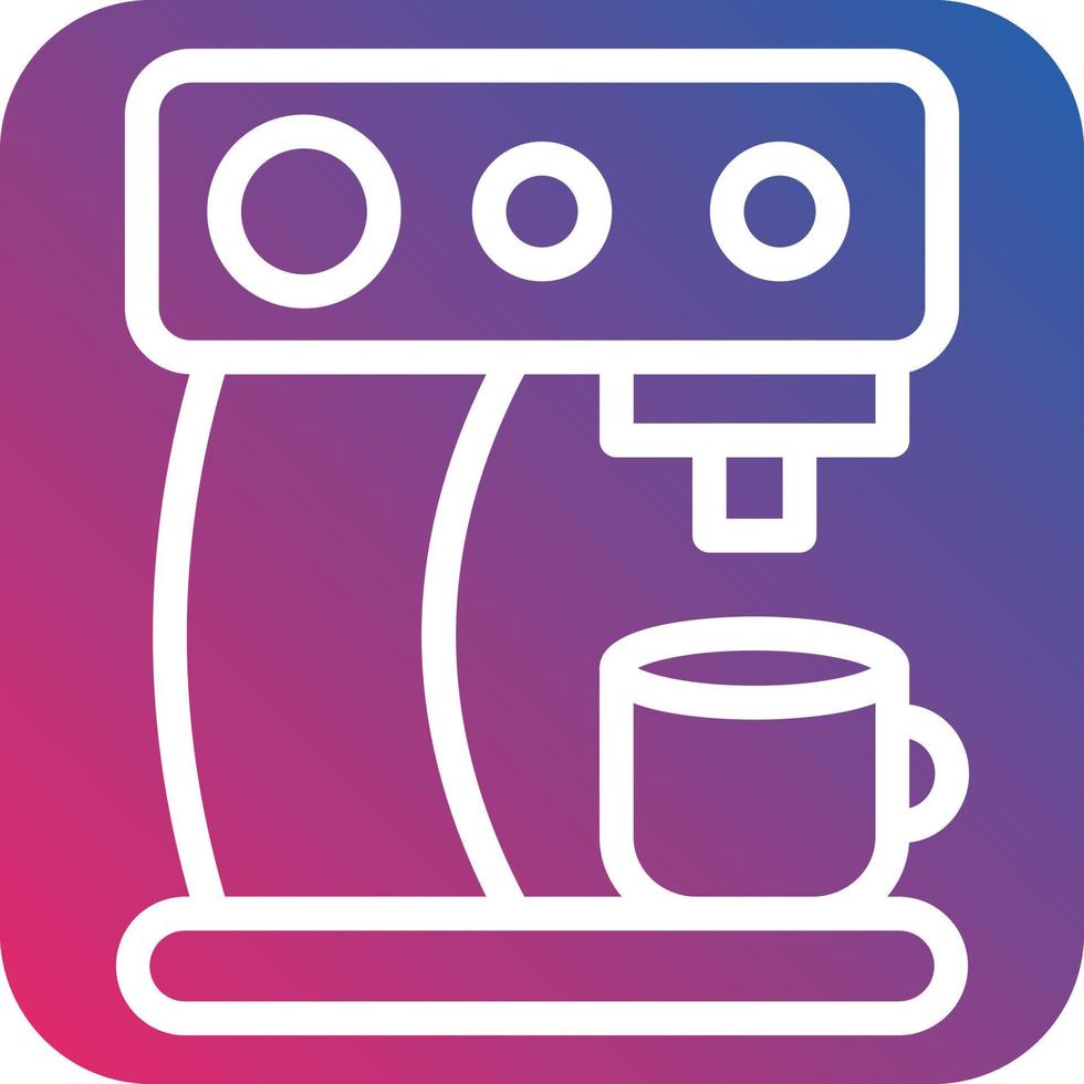 Coffee Machine Icon Style vector