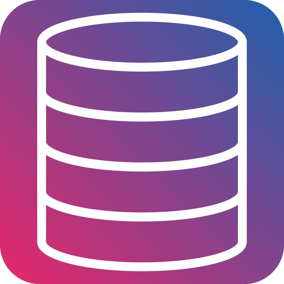 Database Icon Style vector