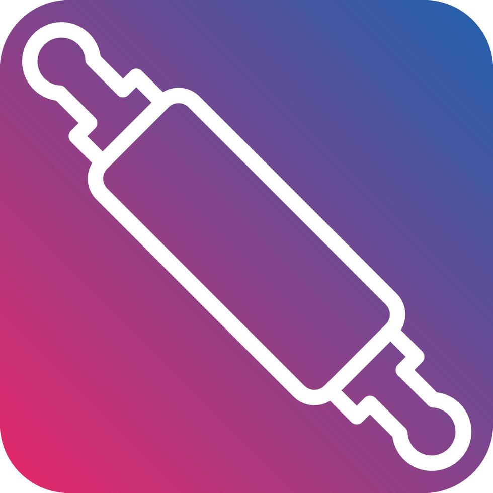 Rolling Pin Icon Style vector