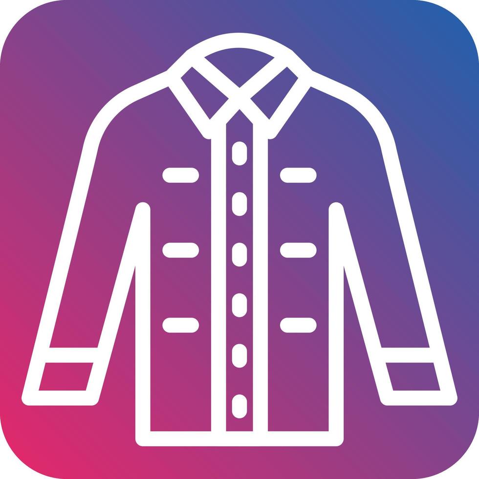 Dress Shirt Icon Style vector