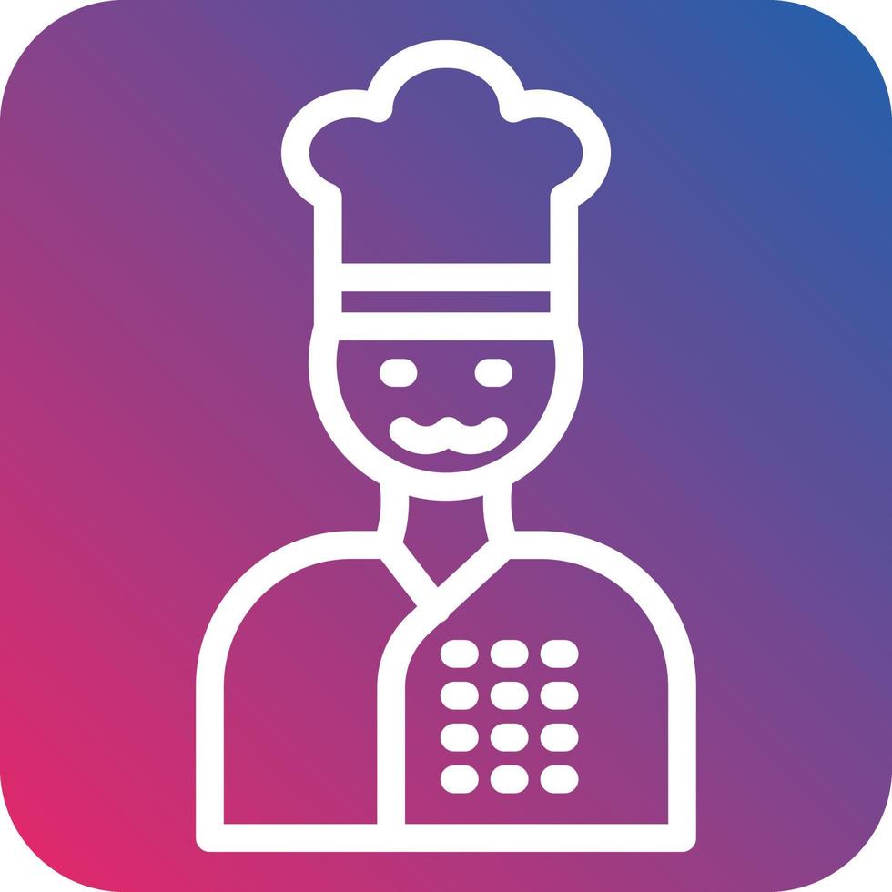 Chef Icon Style vector