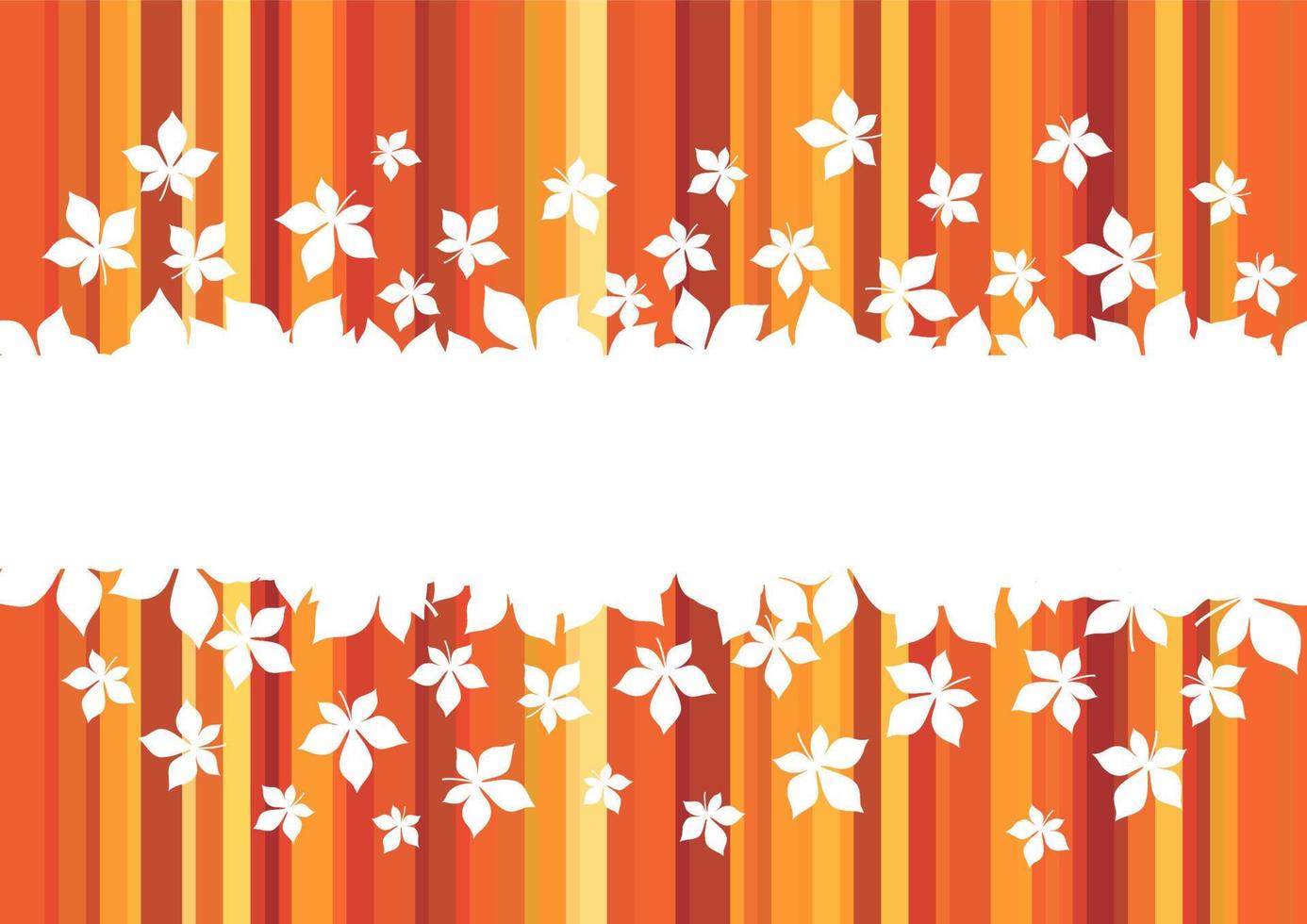 banner de hoja de otoño con borde de follaje de arce vector