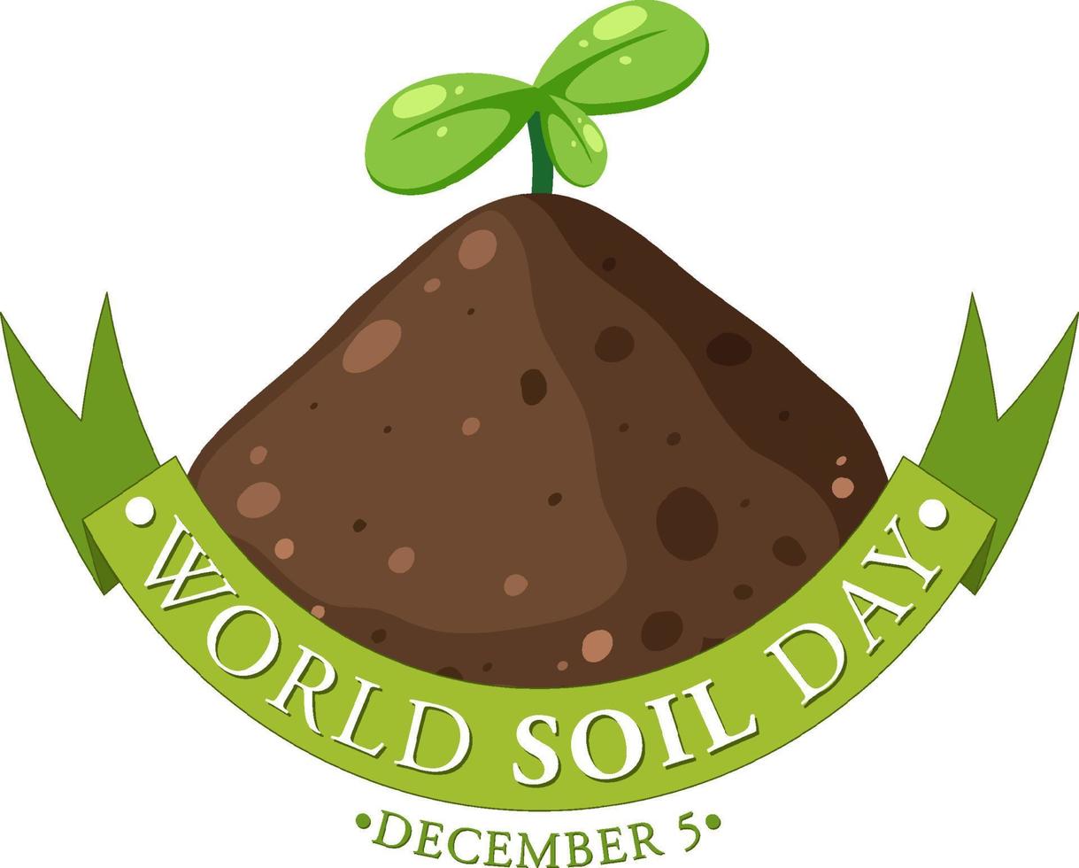 World Soil Day Banner Design vector