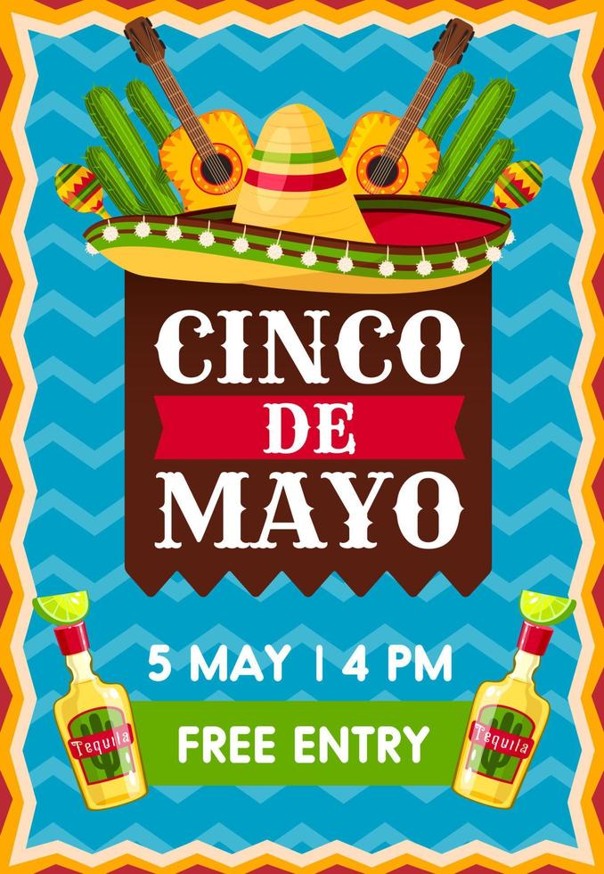 Banner for Cinco de Mayo party 13174951 Vector Art at Vecteezy
