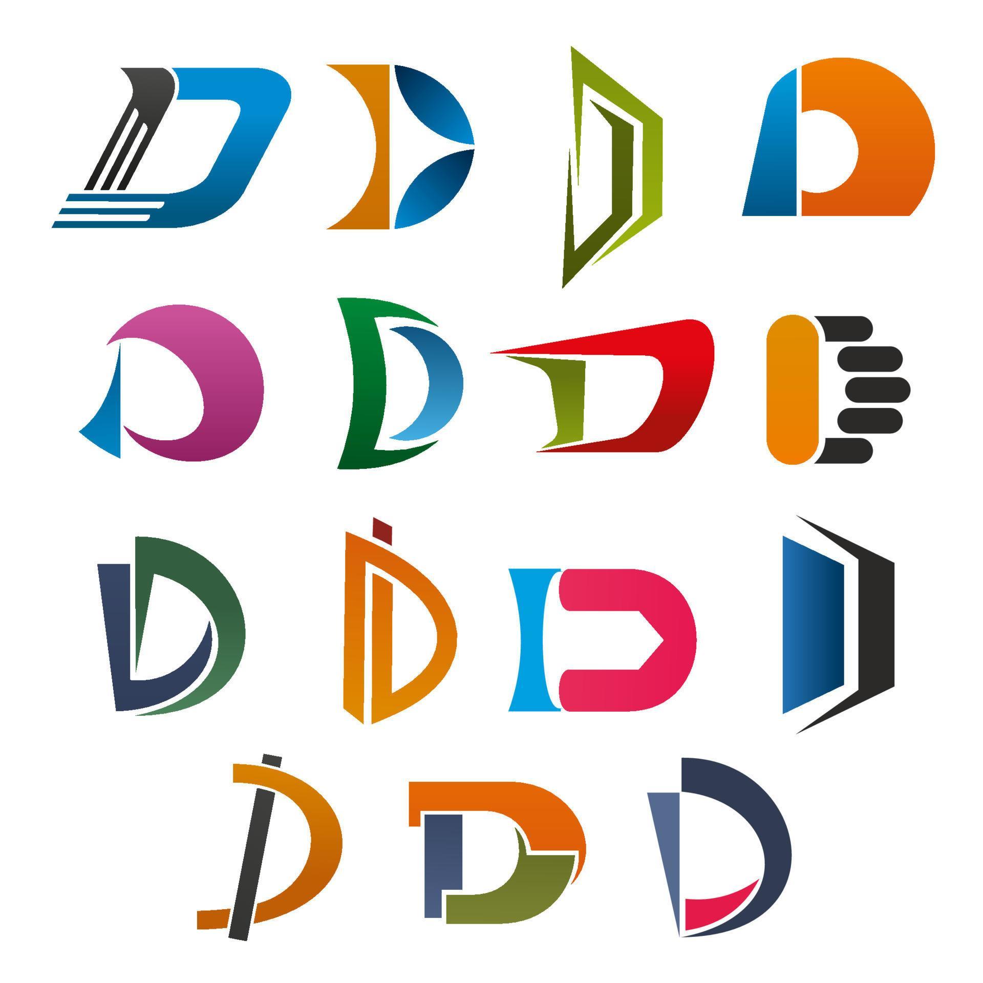 d-icon-of-abstract-letter-font-for-business-design-13175758-vector-art