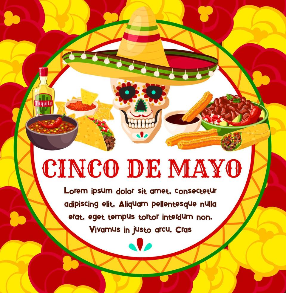 cinco de mayo vector celebración mexicana saludo