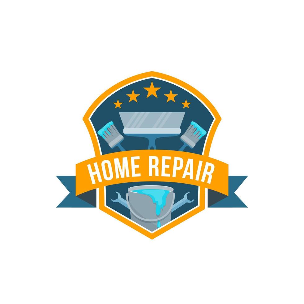 Vector work tools icon for home repair
