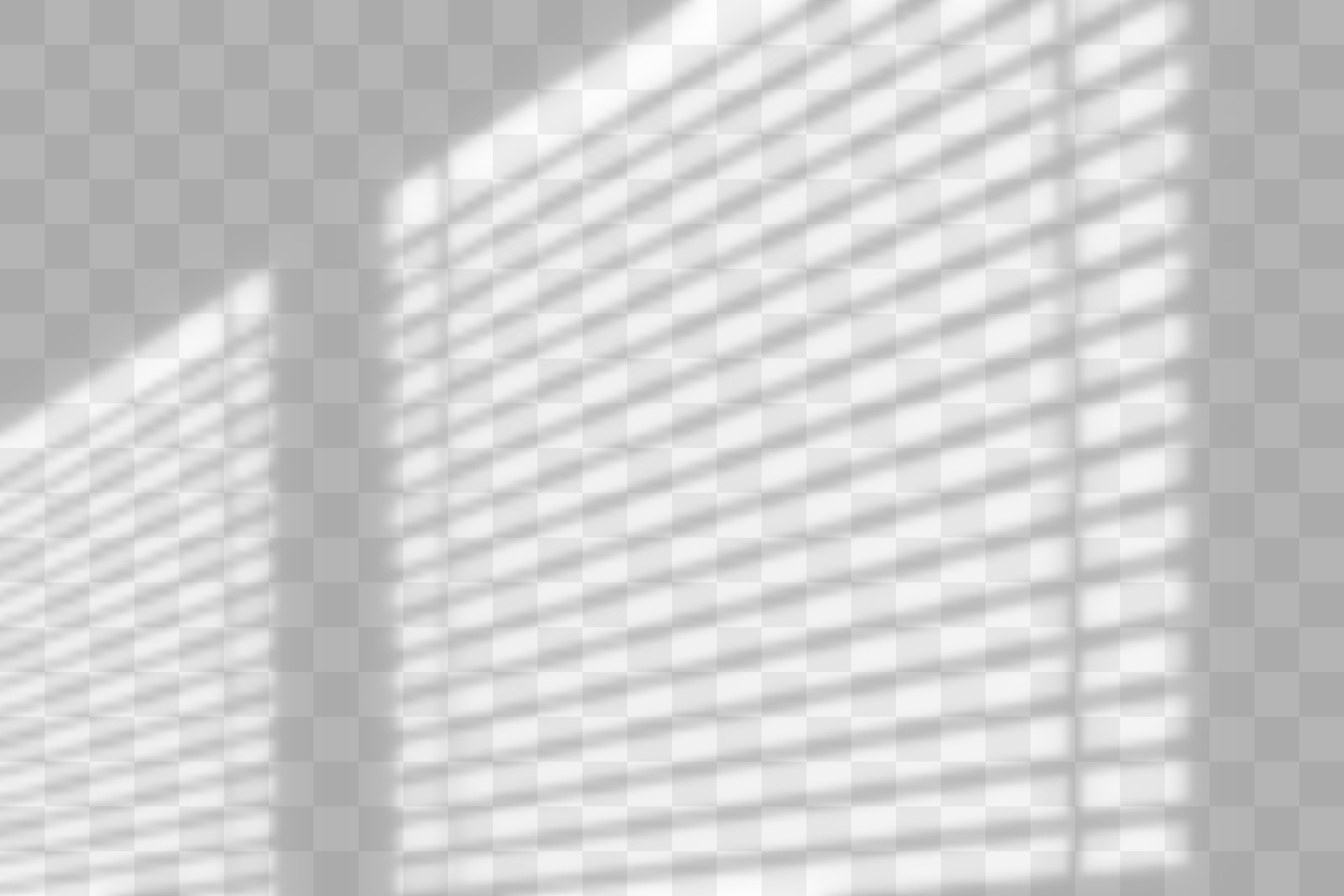 Vector transparent window shadow. Light effect overlay. Mesh grid