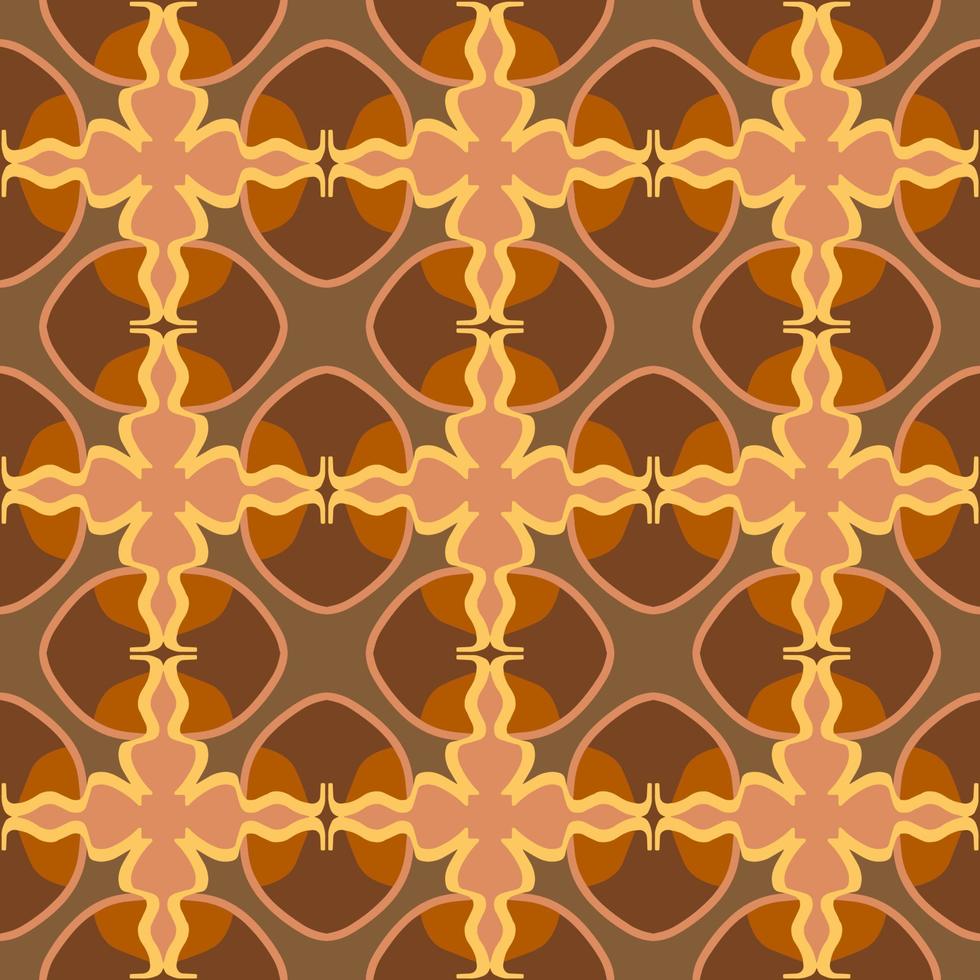 Geometric Seamless Pattern with Tribal Shape. Pattern designed in Ikat, Aztec, Moroccan, Thai, Luxury Arabic Style. Ideal for Fabric Garment, Ceramics, Wallpaper. Vector Illustration.