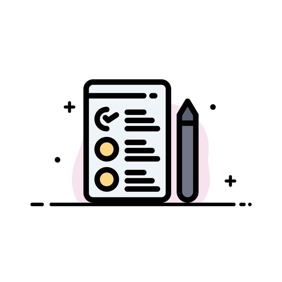 Cv Job Job Search  Business Flat Line Filled Icon Vector Banner Template