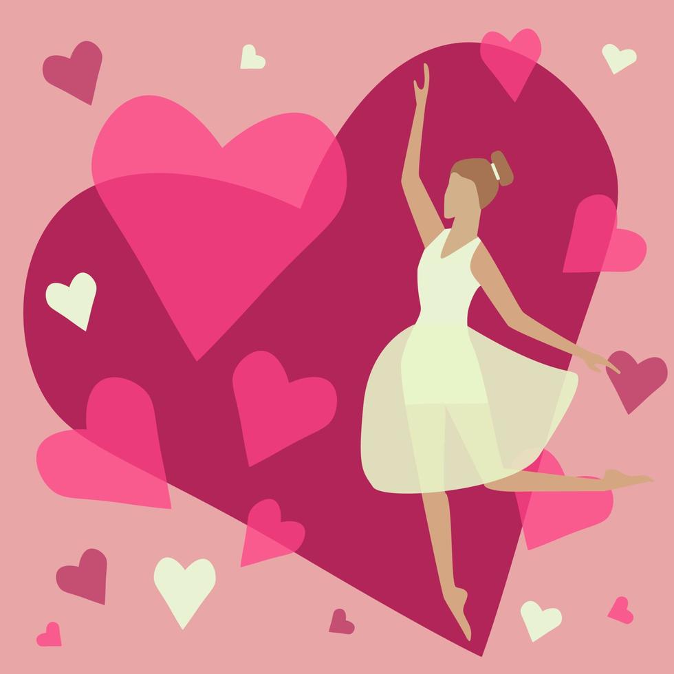 Woman man  Dancing Vector Flat Icon