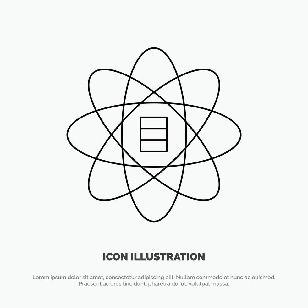 Data Science Data Science Dollar Line Icon Vector