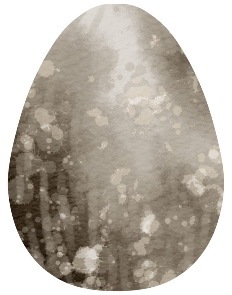 Egg watercolor hand paint png