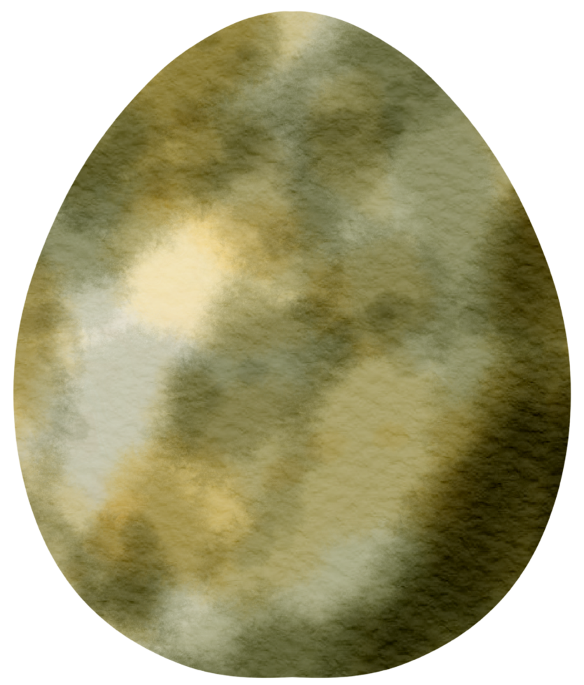 Egg watercolor hand paint png