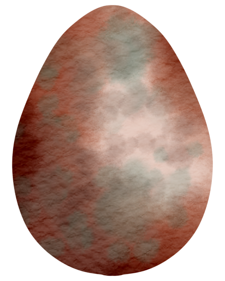 Egg watercolor hand paint png