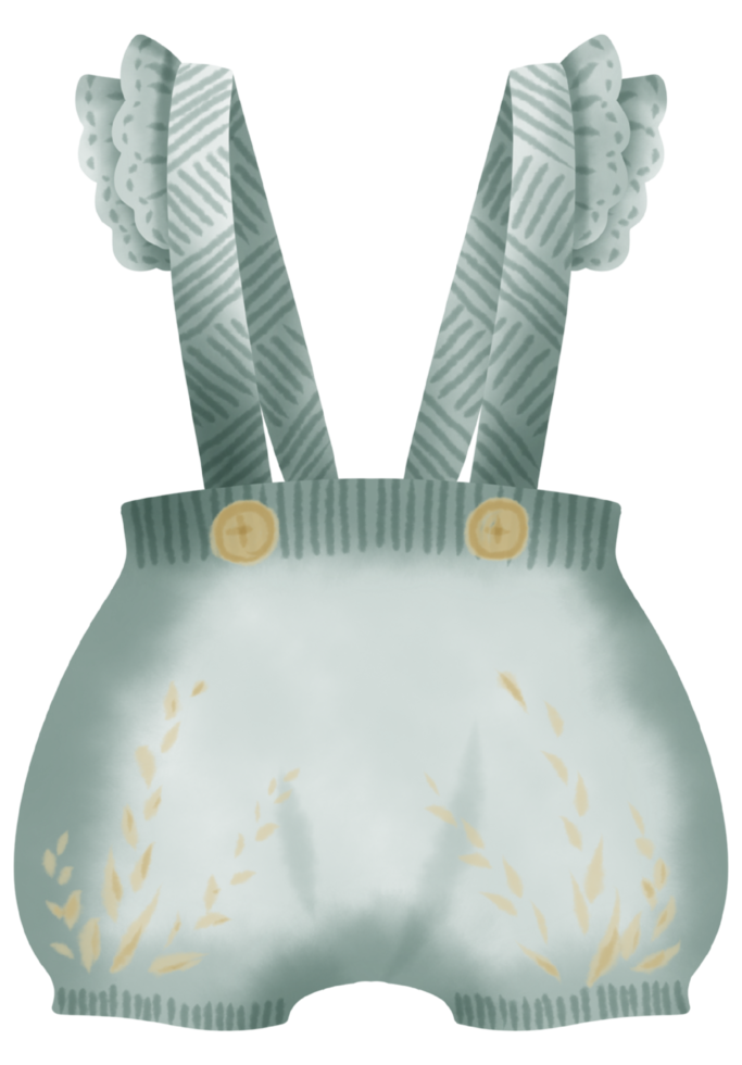 baby kleren waterverf hand- verf png