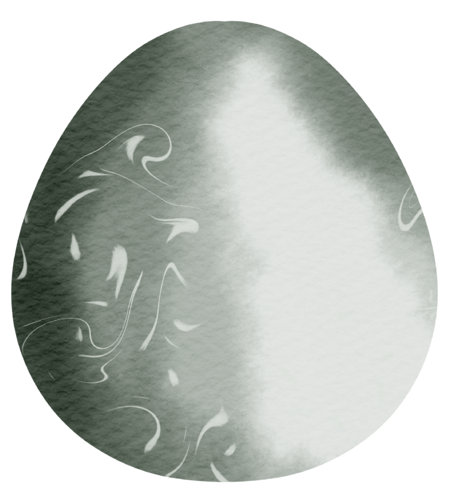 ägg akvarell handfärg png