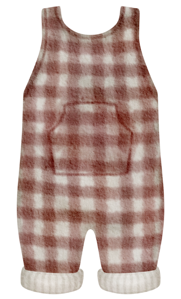 Baby clothes watercolor hand paint png