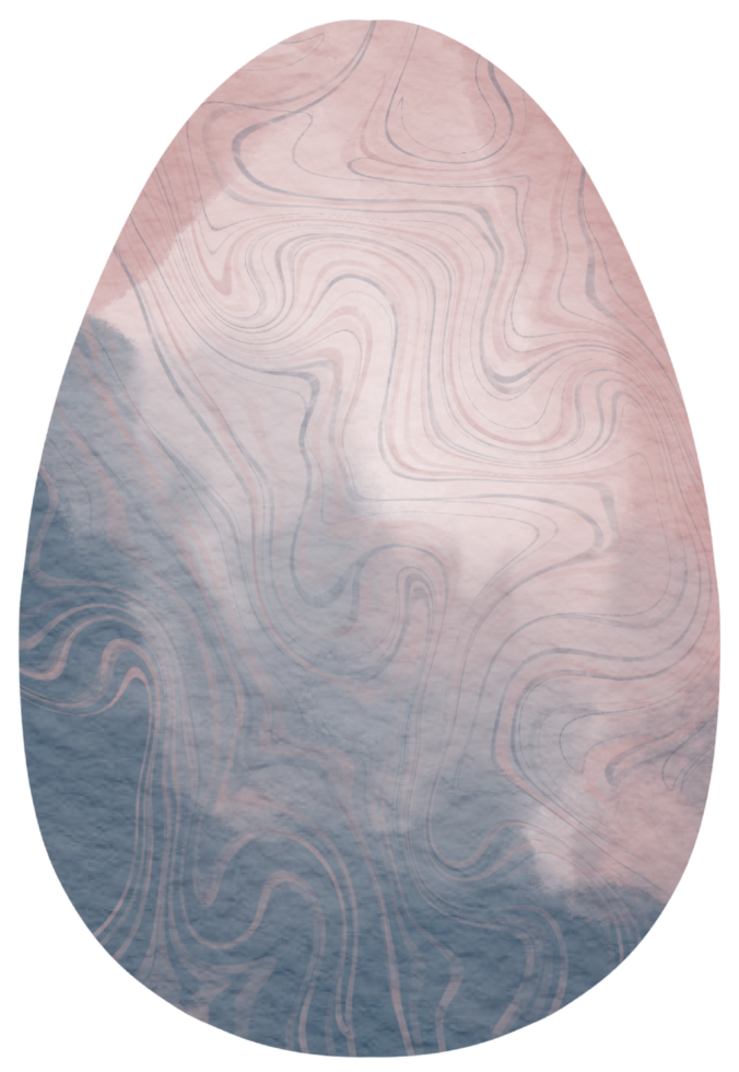 Egg watercolor hand paint png