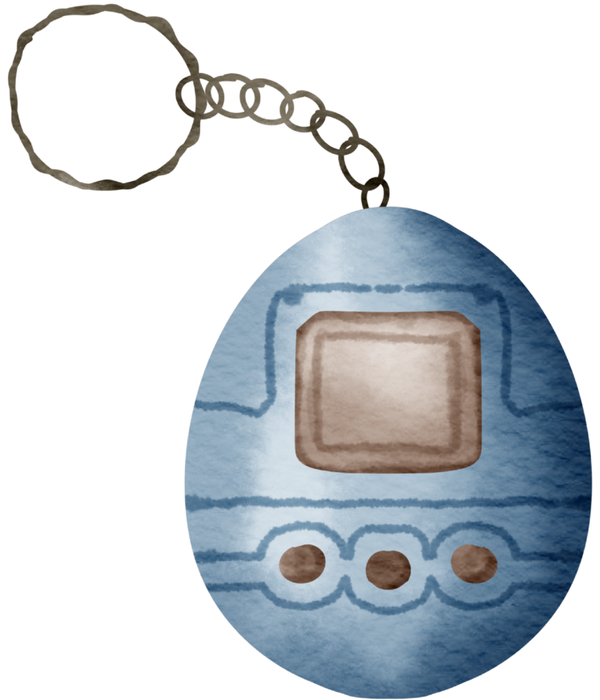 Vintage element watercolor ornament png