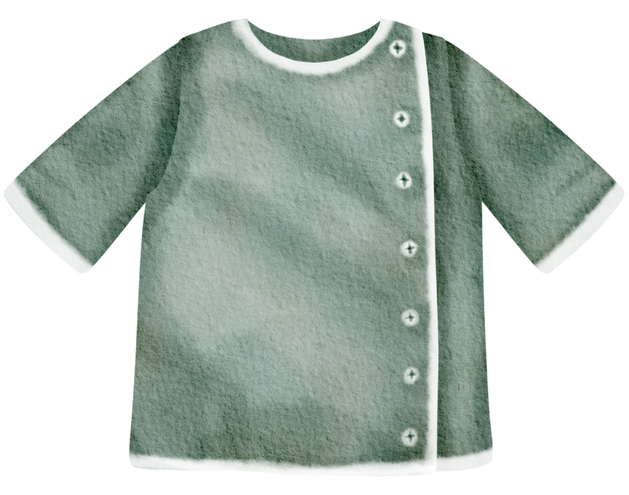 vêtements de bébé aquarelle peinture à la main png