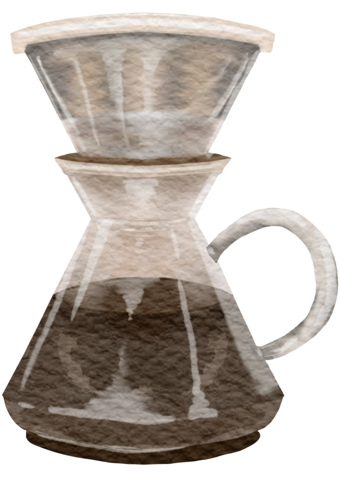 Coffee watercolor hand paint png