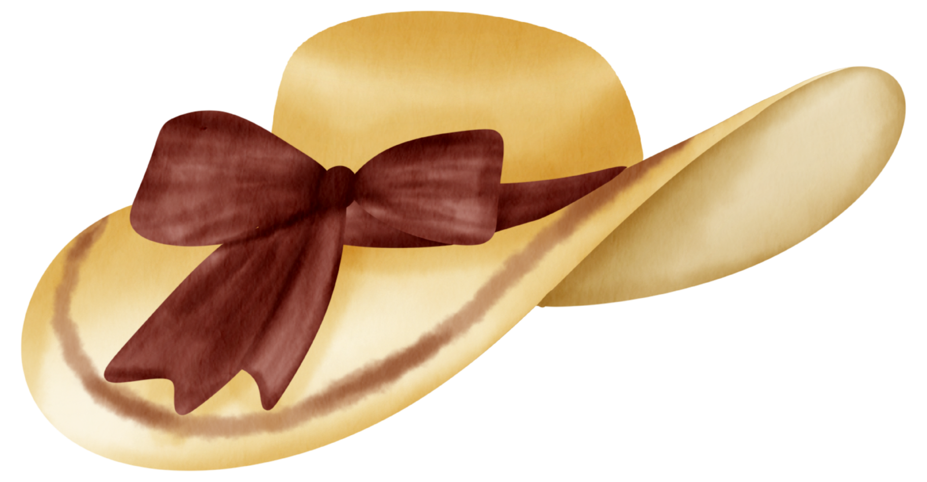 Autumn element watercolor ornament png