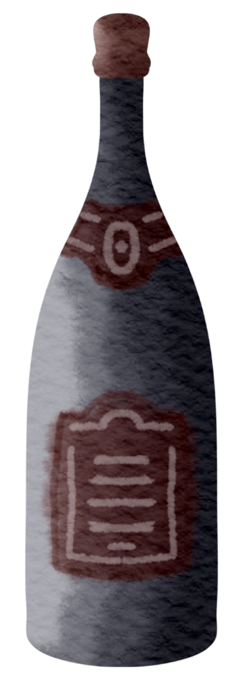 årgång element vattenfärg prydnad png