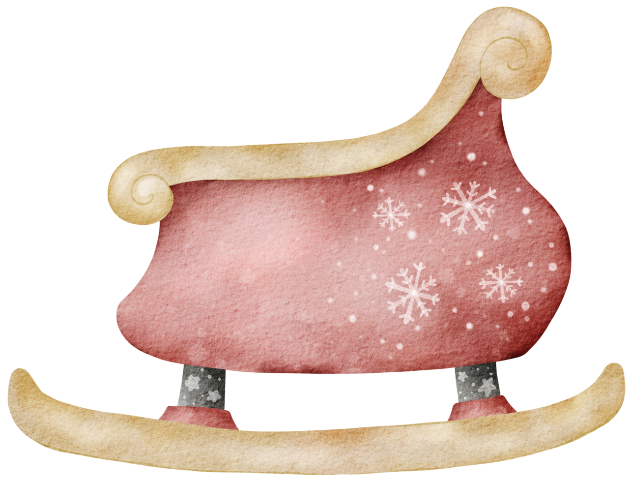 inverno Natale ornamento acquerello elemento png