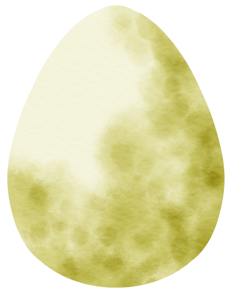 Egg watercolor hand paint png