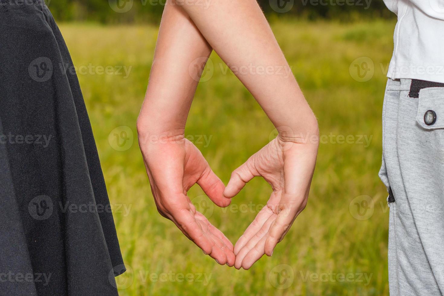 boyfriend and girlfriend holding hands, romantic relationship photo