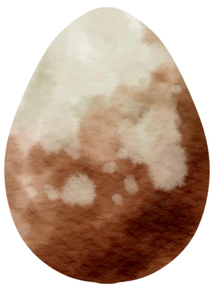 Egg watercolor hand paint png